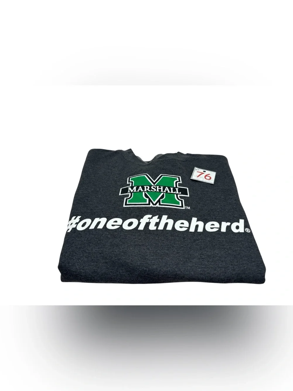 Marshall University Charcoal Crewneck Sweatshirt - #oneoftheherd